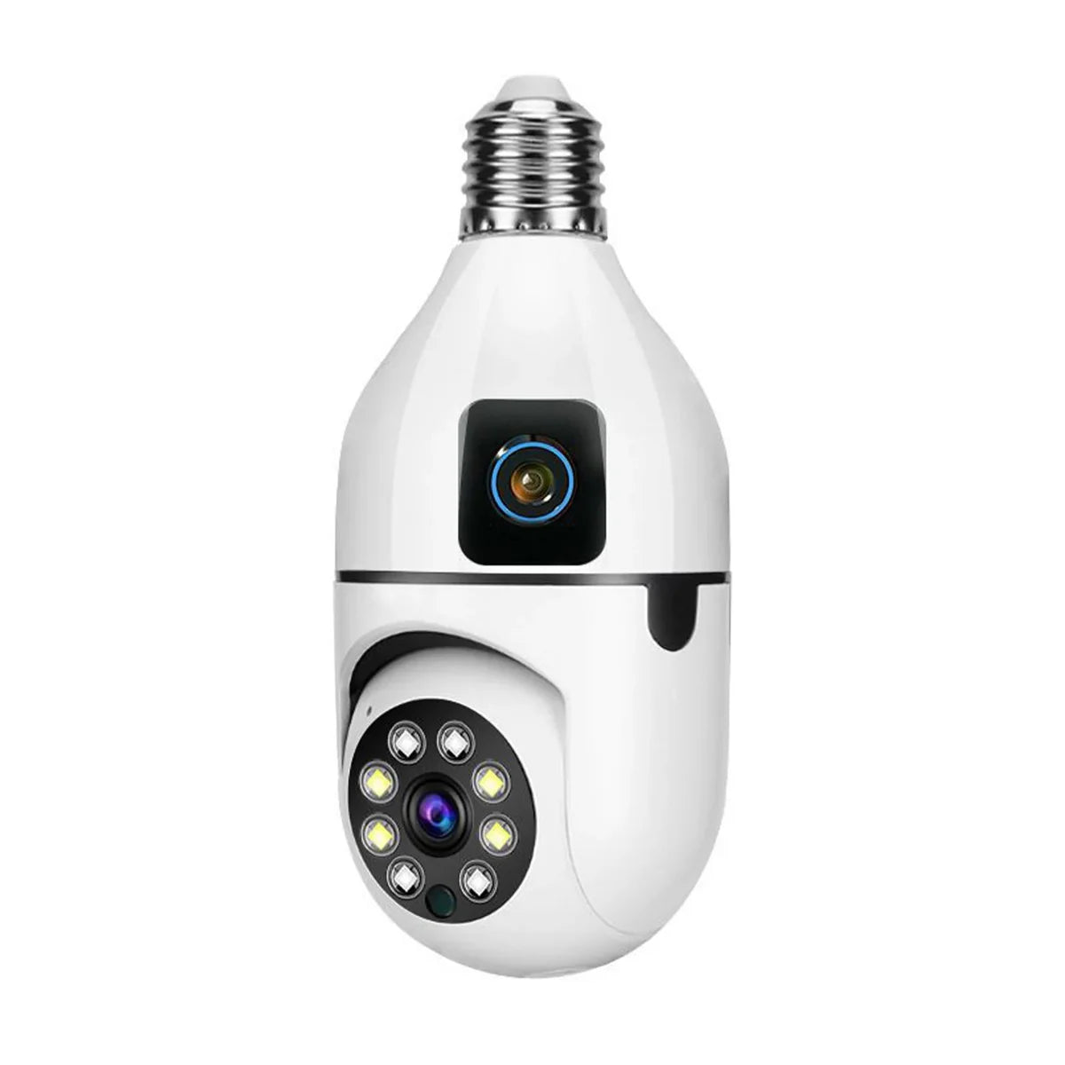 Speed-X Dual Lens Night Vision Motion Detection Bulb Camera