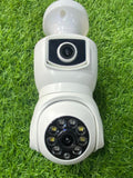 Speed-X Dual Lens Night Vision Motion Detection Bulb Camera